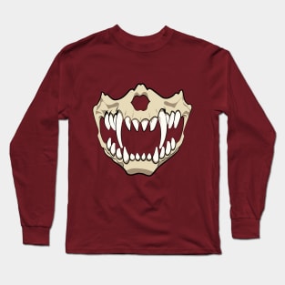 Skull jaw Long Sleeve T-Shirt